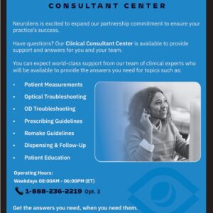 Neurolens Clinical Consultant Center Flyer (MKT-9583 06302025)