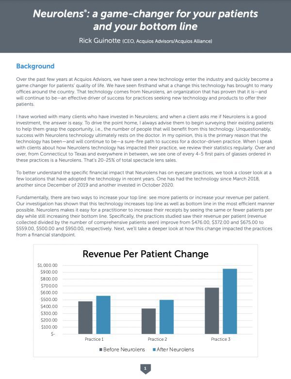Financial Impact Study